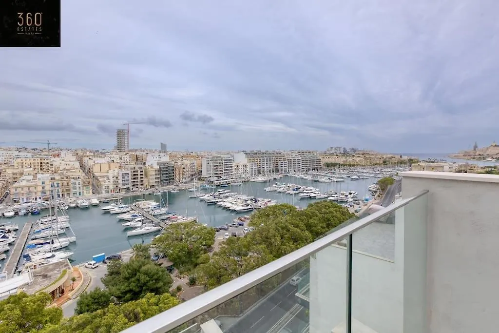 Stunning 3Br Penthouse, Opposite The Harbour By 360 Estates Apartment Pieta Malta